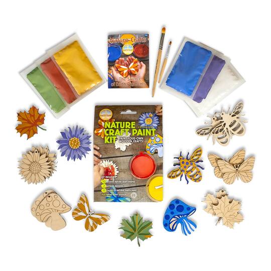 Natural Earth Paint Nature Wooden Craft Paint Kit